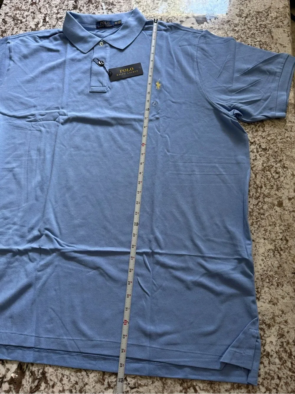 Polo Ralph Lauren Men’s Iconic Mesh Polo Shirt Bristol Blue 3XLT Big & Tall NWT